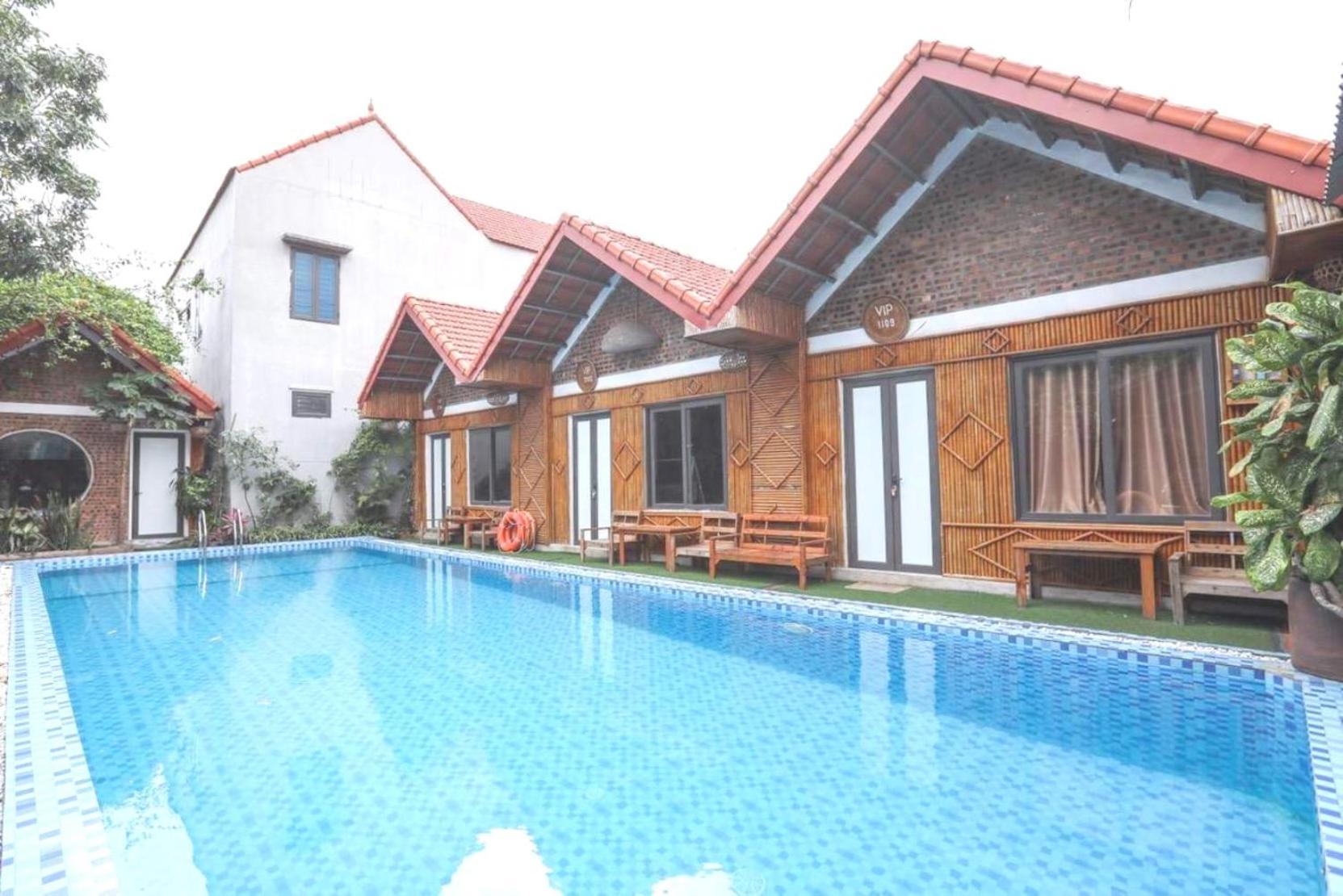 نينه بينه Tam Coc Charming Bungalow المظهر الخارجي الصورة