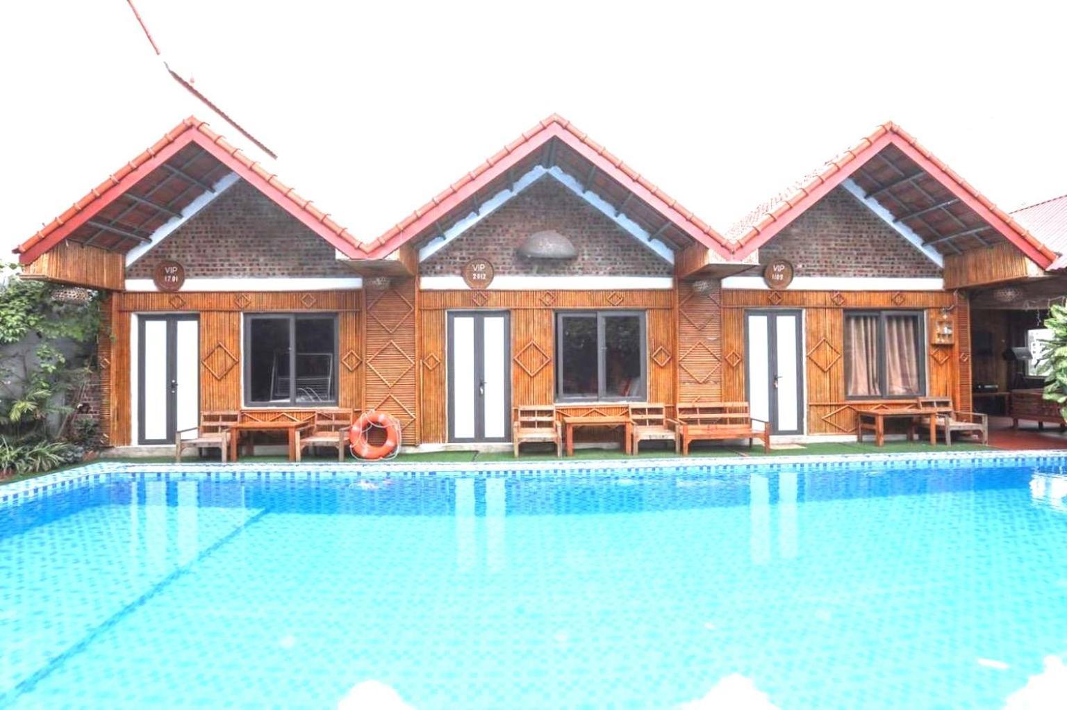نينه بينه Tam Coc Charming Bungalow المظهر الخارجي الصورة