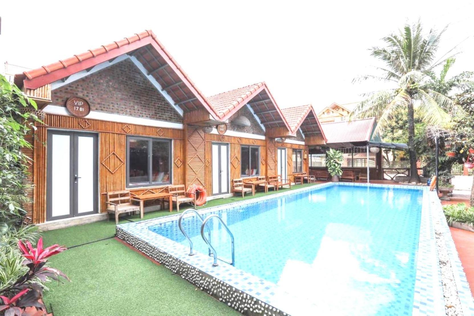 نينه بينه Tam Coc Charming Bungalow المظهر الخارجي الصورة