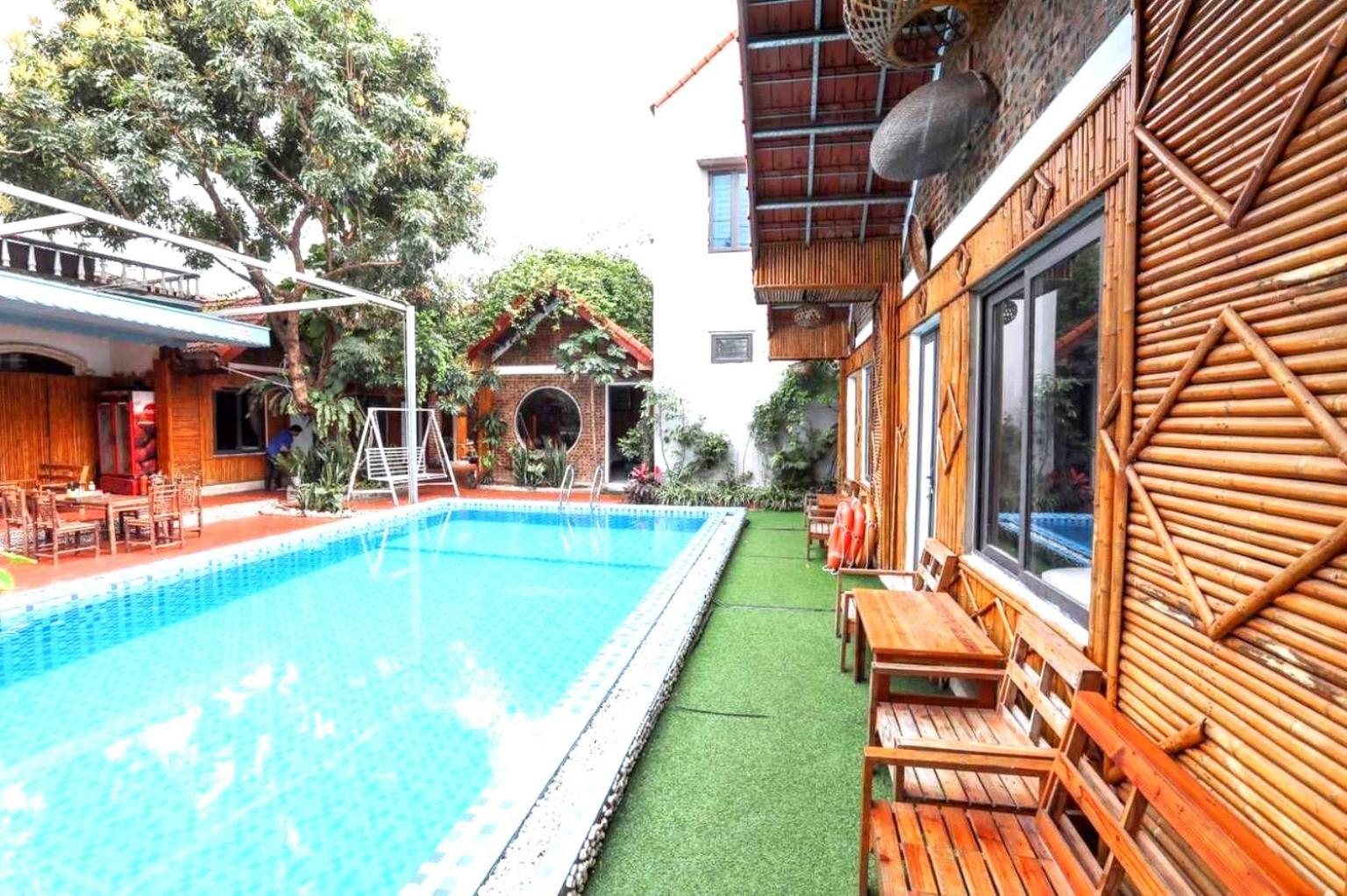 نينه بينه Tam Coc Charming Bungalow المظهر الخارجي الصورة