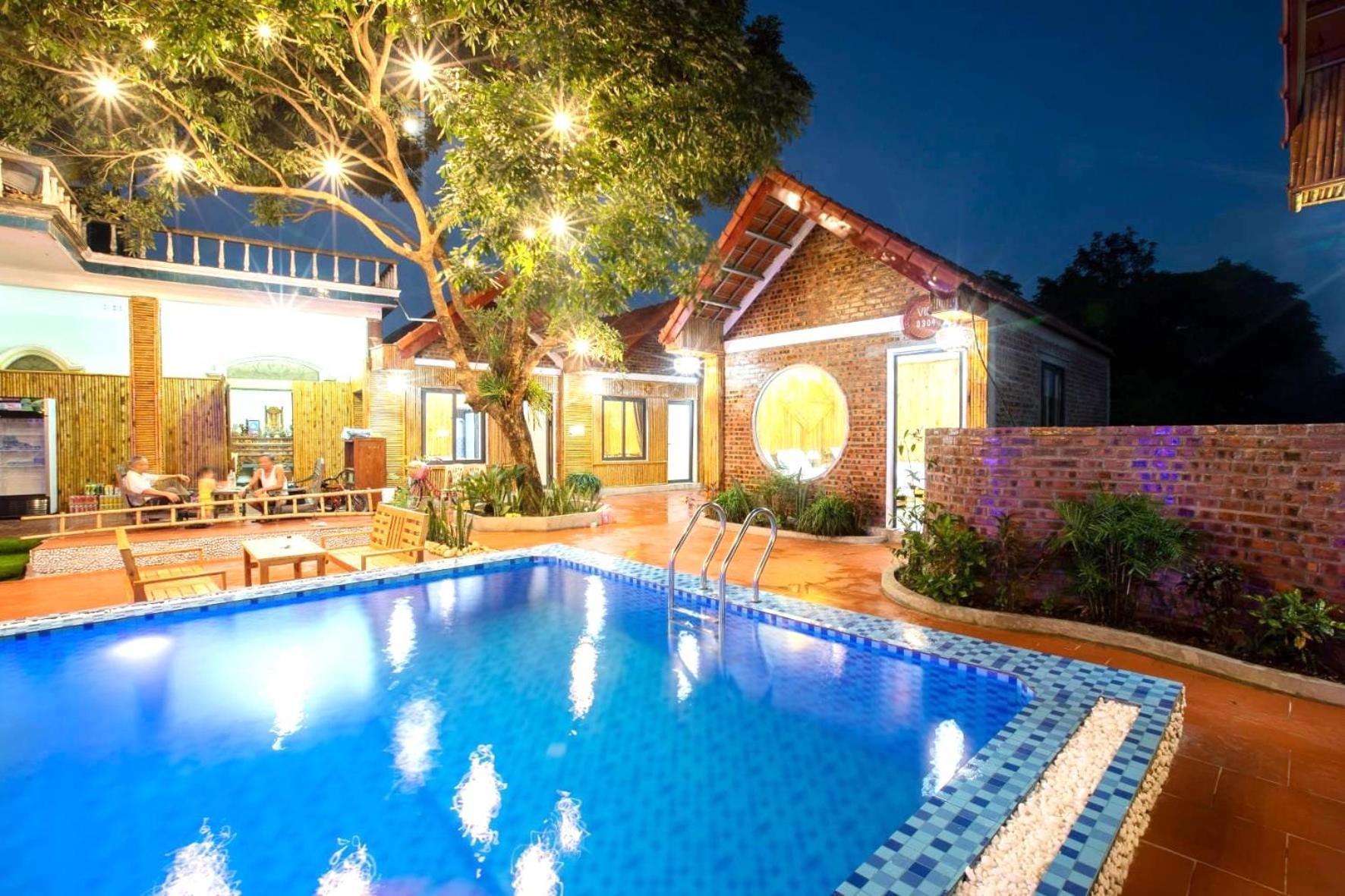 نينه بينه Tam Coc Charming Bungalow المظهر الخارجي الصورة