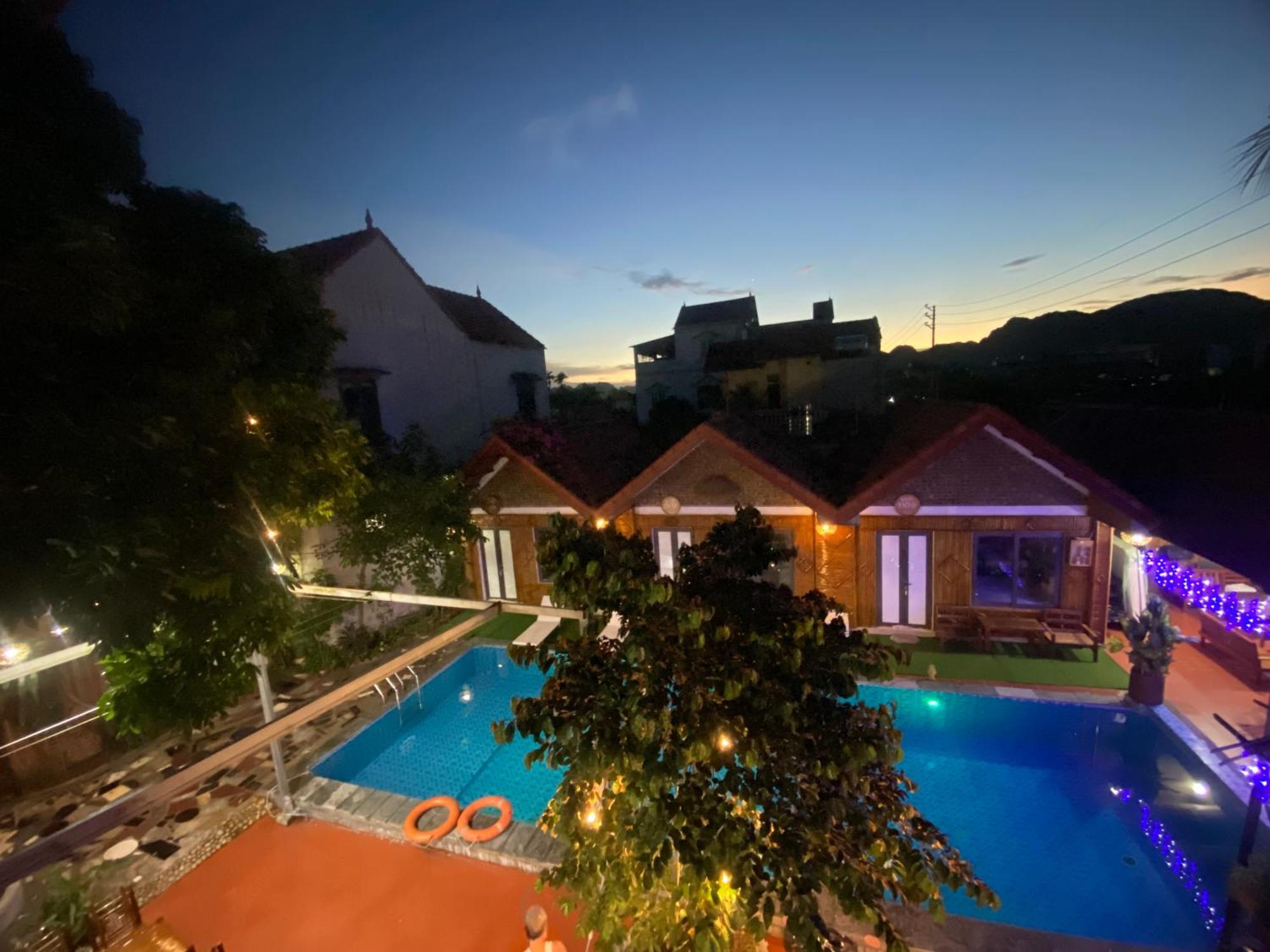 نينه بينه Tam Coc Charming Bungalow المظهر الخارجي الصورة