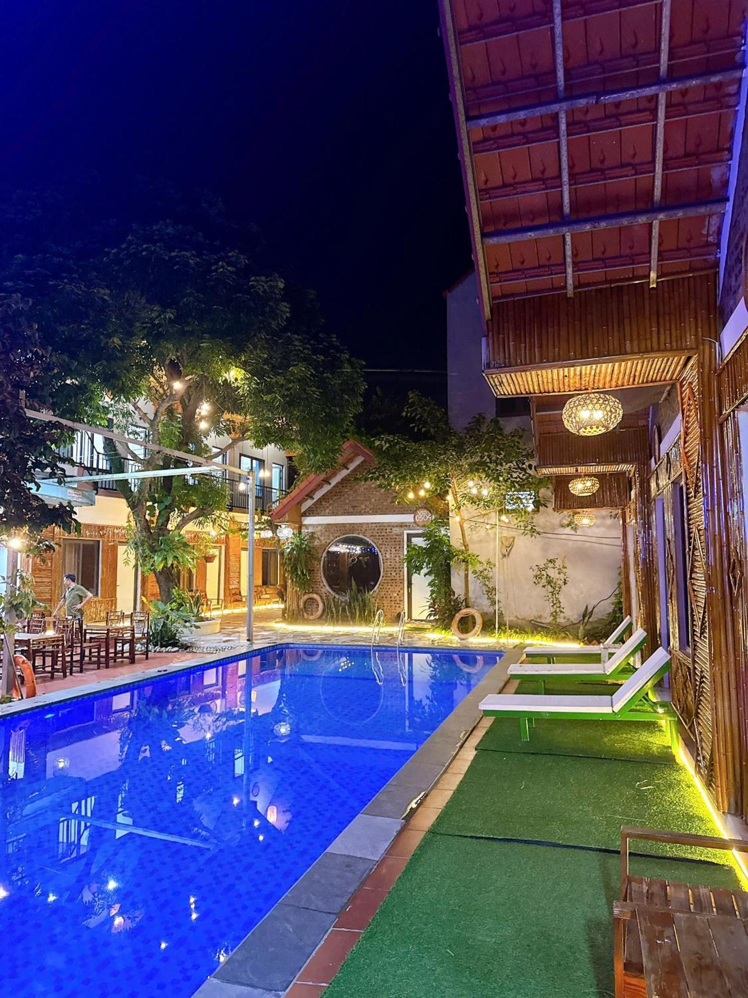 نينه بينه Tam Coc Charming Bungalow المظهر الخارجي الصورة