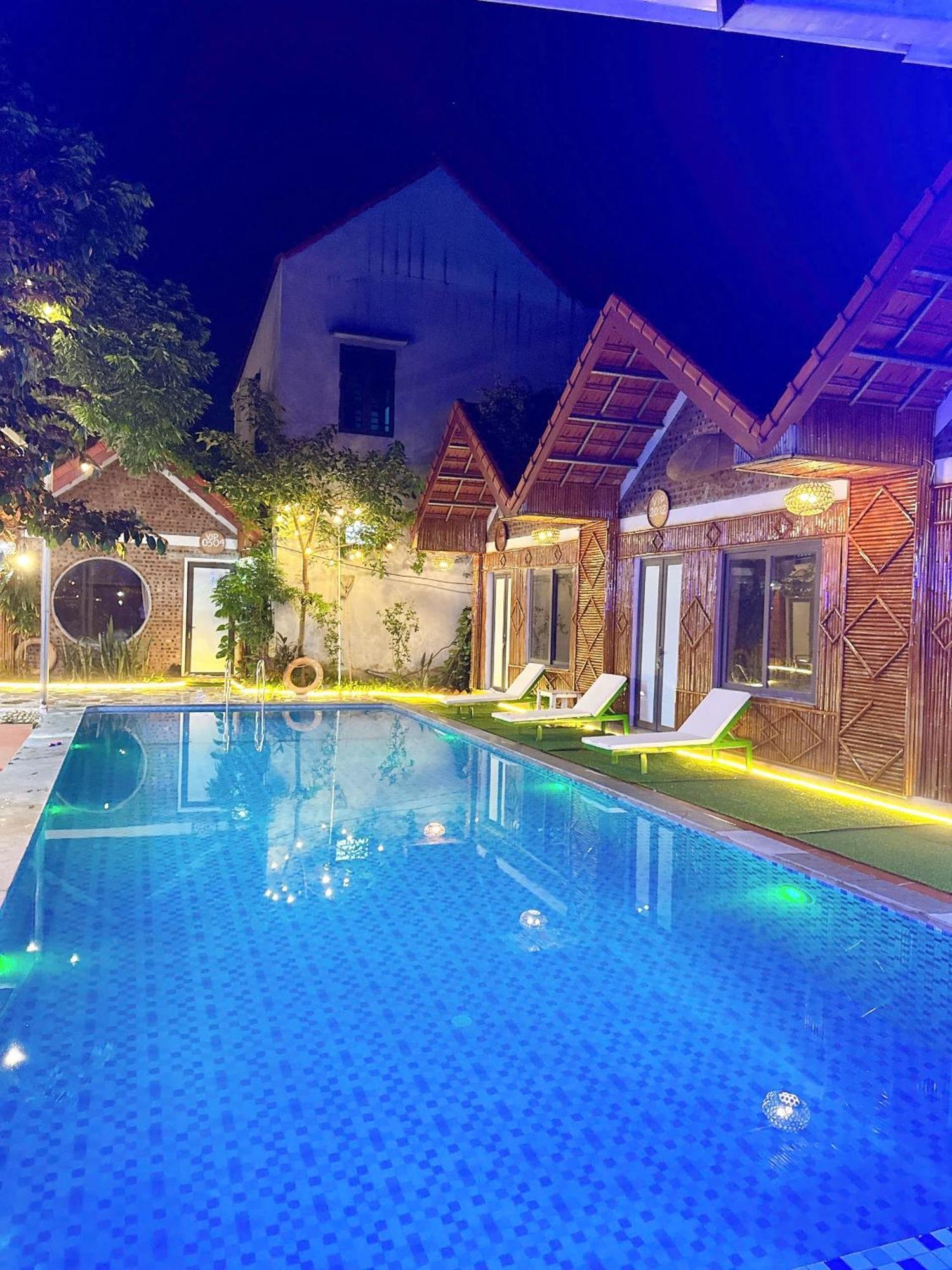 نينه بينه Tam Coc Charming Bungalow المظهر الخارجي الصورة